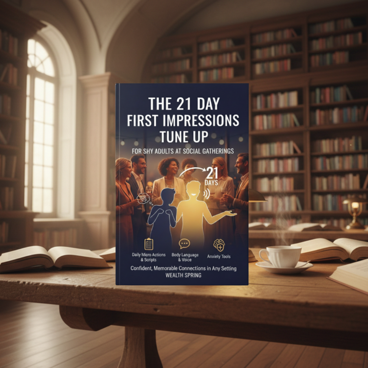 The 21-Day First-Impressions Tune-Up For Shy Adults At Social Gatherings.